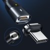 Kaapeli USB-C/USB-C 1.2m Magneettinen Musta