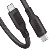Kaapeli USB-C/USB-C 1.5m Gunmetal