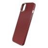 iPhone 14 Plus Kuori Hiilikuitukuvio Punainen