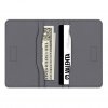 Korttipidike Card Wallet Snap Leather Harmaa