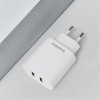 Laturi Kaksinkertainen USB-portar 4.8A Valkoinen
