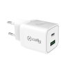 Laturi USB-A/USB-C 20W Valkoinen