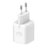 Laturi USB-A/USB-C 20W Valkoinen