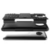 Motorola Moto G5S Iskunkestävä Kuori RengasKuvio Telineellä Musta