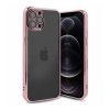 iPhone 12 Pro Kuori Kimalle Läpinäkyvä Iskunkestävä Vaaleanpunainen
