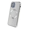 iPhone 11 Kuori Kimalle Läpinäkyvä MagSafe Hopea