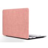 Macbook Pro 13 (A1708. A1706. A1989. A2159) Suojakuori Linnetextur Vaaleanpunainen