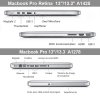 Macbook Pro 13.3 (A1278) Suojakuori Leopard Violetti Valkoinen