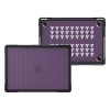 MacBook Pro 14 M1 (A2442)/M2 (A2779) Kuori Musta Reuna Läpinäkyvä Violetti