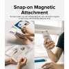 Magnetic Side Slot Card Holder MagSafe Light Gray