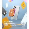 Magnetic Side Slot Card Holder MagSafe Peach Pink