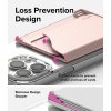Magnetic Side Slot Card Holder MagSafe Peach Pink