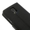 Suojakotelo för Samsung Galaxy S5 / Plånbok / Litchi / Musta