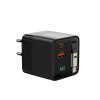 Laturi Display GaN 65W Sisäänrakennettu Usb-C-Kaapeli