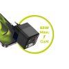 Laturi Display GaN 65W Sisäänrakennettu Usb-C-Kaapeli