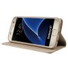 Kotelo Samsung Galaxy S7 PU-nahka Korttitasku Kulta