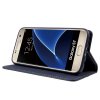 Kotelo Samsung Galaxy S7 PU-nahka Korttitasku Sininen