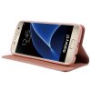 Kotelo Samsung Galaxy S7 PU-nahka Korttitasku Ruusukulta