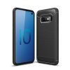 Samsung Galaxy S10E Kuori Harjattu Hiilikuiturakenne Musta