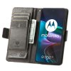 Motorola Edge 30 Kotelo Stripe Harmaa