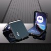 Motorola Razr 40 Ultra Skal Äkta Läder Grön