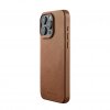 iPhone 15 Pro Max Kuori Full Leather Case MagSafe Dark Tan