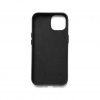 iPhone 14 Kuori Full Leather Wallet Case Musta