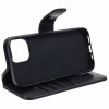 iPhone 12 Pro Max Kotelo Essential Leather Korttitasku Raven Black