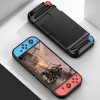 Nintendo Switch kotelon harjatusta hiilikuidusta valmistettu pinta musta