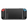 Nintendo Switch kotelon harjatusta hiilikuidusta valmistettu pinta musta