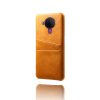 Nokia 5.4 Kuori Kaksi Korttitaskua Oranssi