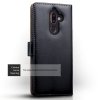 Nokia 7 Plus Suojakotelo PU-nahka Musta Tan