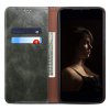 OnePlus 11 Kotelo Retro Nahkatekstuuri Ommeltu Harmaa