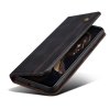 OnePlus 11 Kotelo Retro Nahkatekstuuri Ommeltu Musta