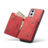 OnePlus 9 Pro Kuori M1 Series Irrotettava Korttipidike Punainen