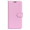 OnePlus Nord CE 3 Lite 5G Kotelo Litchi Vaaleanpunainen