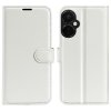 OnePlus Nord CE 3 Lite 5G Kotelo Litchi Valkoinen