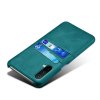 OnePlus Nord CE 5G Kuori Kaksi Korttitaskua Vihreä