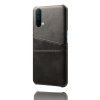 OnePlus Nord CE 5G Kuori Kaksi Korttitaskua Musta