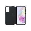Original Galaxy A35 Kotelo Smart View Wallet Case Musta