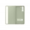 Original Galaxy S21 FE Kotelo Smart Clear View Cover Olive Green