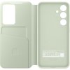 Original Galaxy S24 Fodral Smart View Wallet Case Light Green