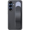 Original Galaxy S25 Kuori Standing Grip Case Musta
