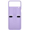 Original Galaxy Z Flip 4 Kuori Silicone Cover with Ring Bora Purple
