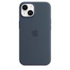 Original iPhone 14 Plus Kuori Silicone Case MagSafe Myrskyisin Sininen