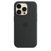 Original iPhone 14 Pro Kuori Silicone Case MagSafe Keskiyö