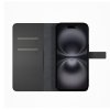 iPhone 16 Kotelo Wallet Stand Musta
