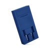 ROCK dubbel USB-laturi - 2-i-1 taskulaturi Sininen