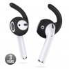 EarBuddyz Ear Hooks varten AirPods ja EarPods Musta