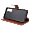 Samsung Galaxy S22 Kotelo Essential Leather Maple Brown